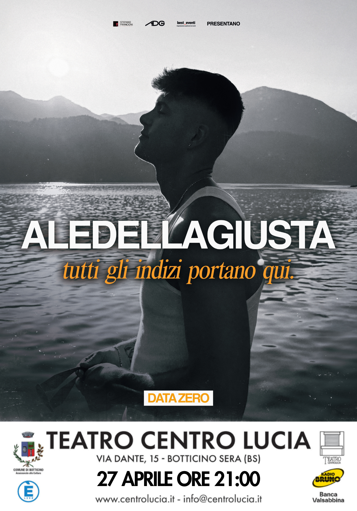 Ale Della Giusta in anteprima nazionale al Teatro Centro Lucia!