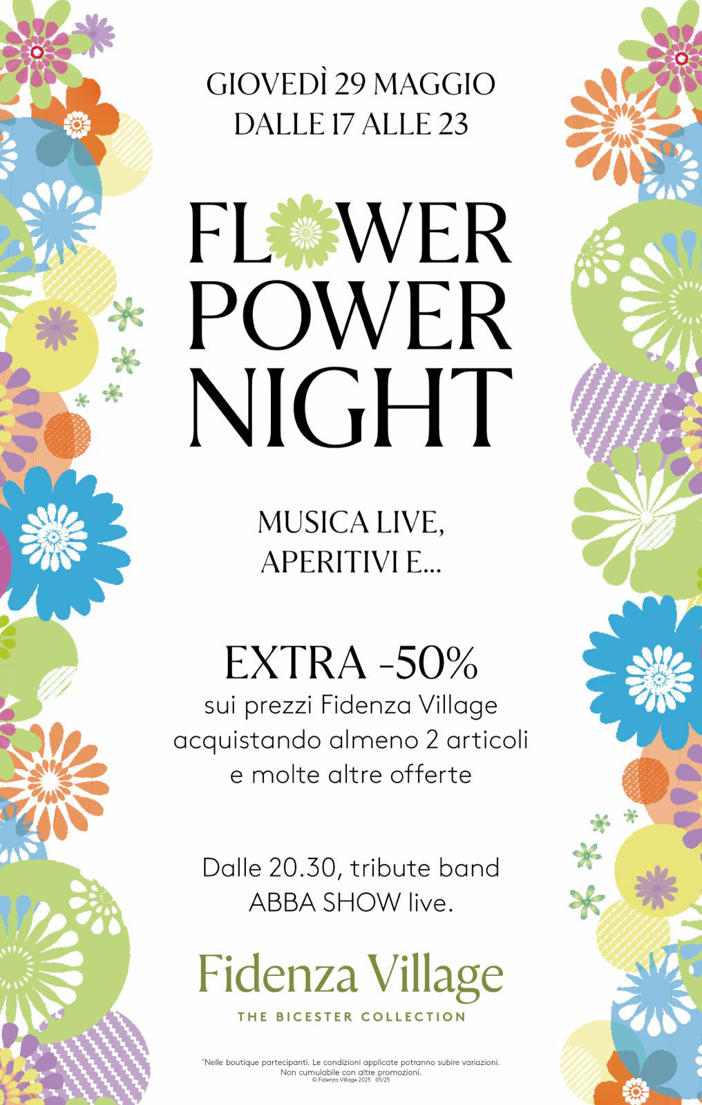 Flower Power Night a Fidenza Village