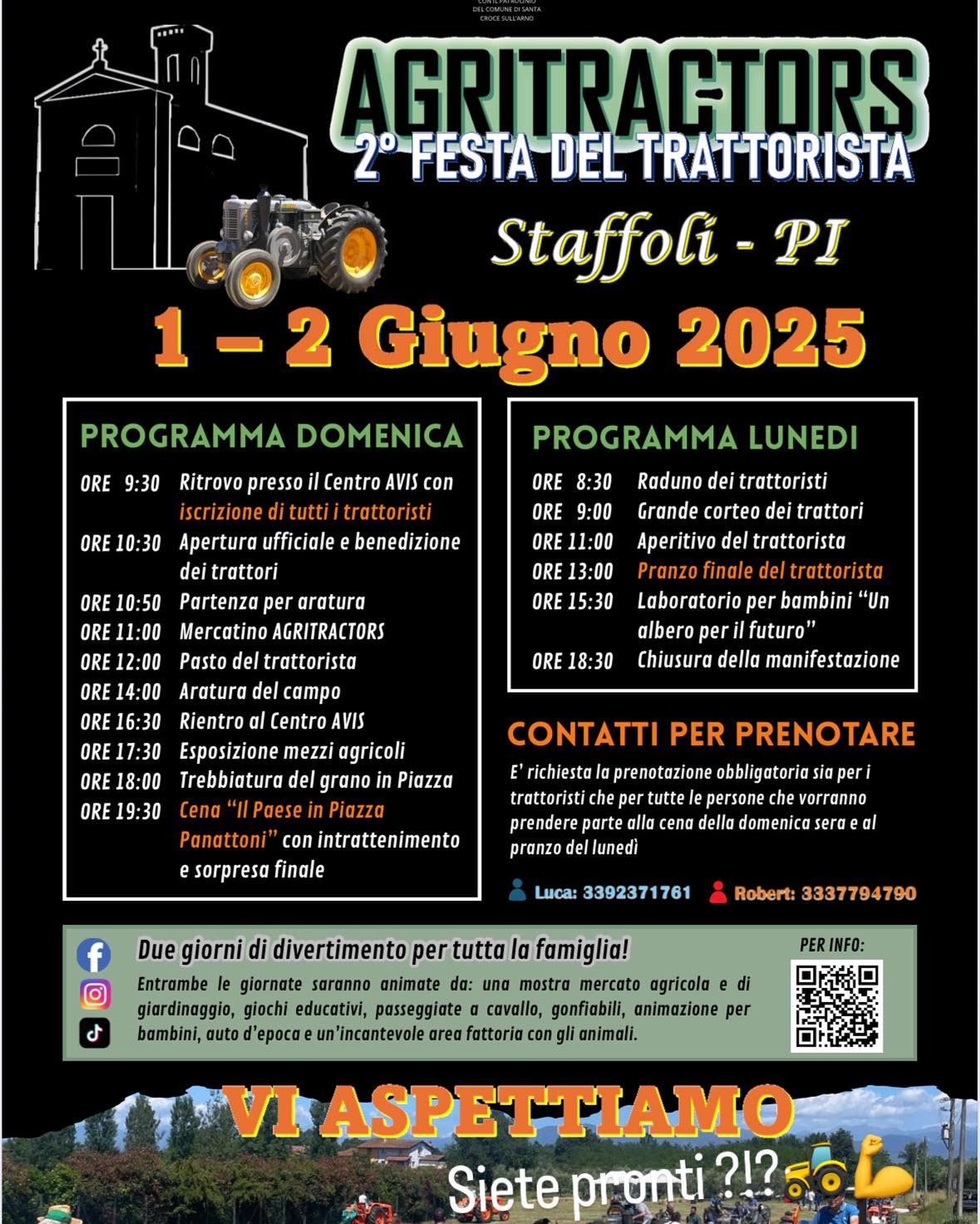 AGRITRACTORS 2025 2° FESTA DEL TRATTORISTA A STAFFOLI