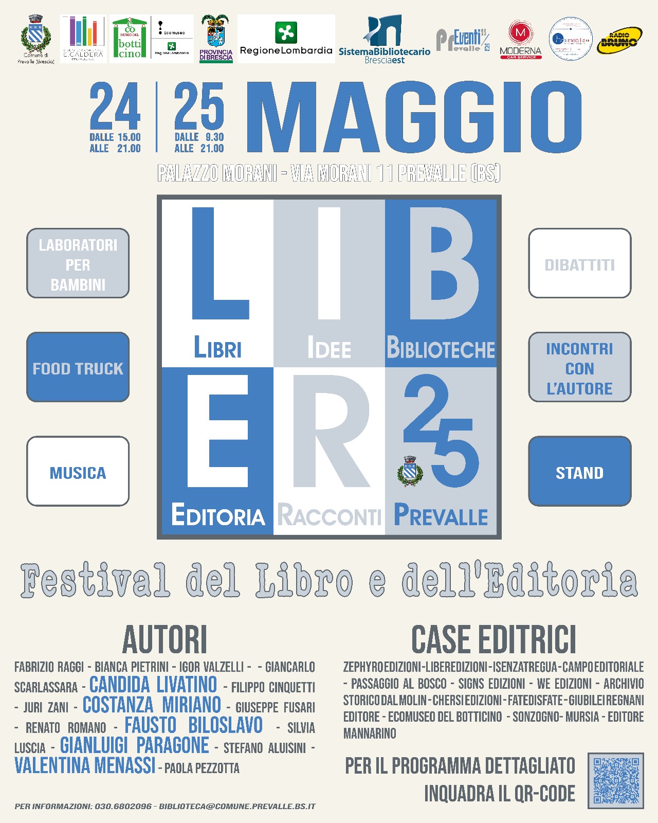 A Prevalle, arriva il Festival del libro e dell’editoria: il 24 e 25 maggio