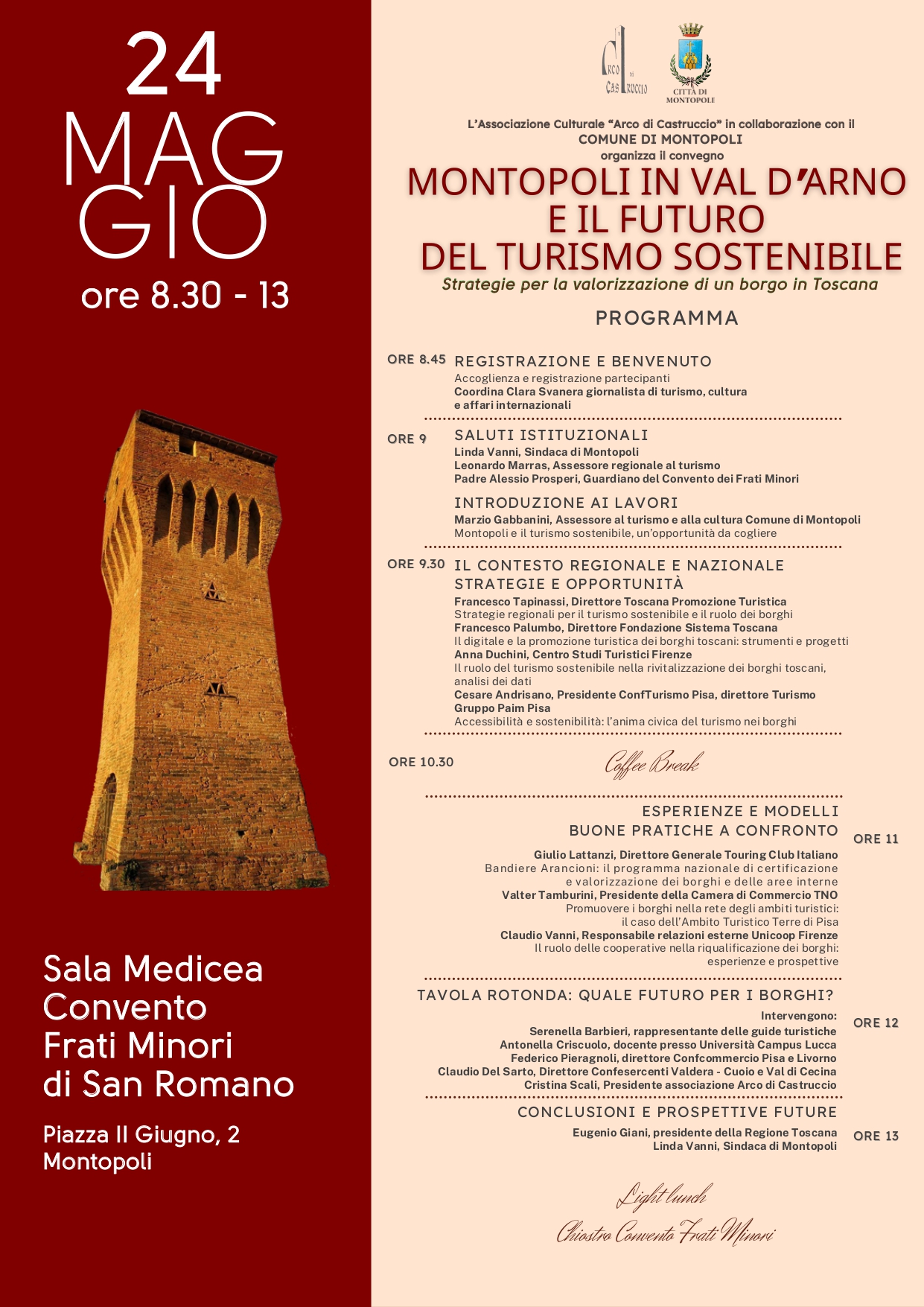 Convegno sul turismo a San Miniato