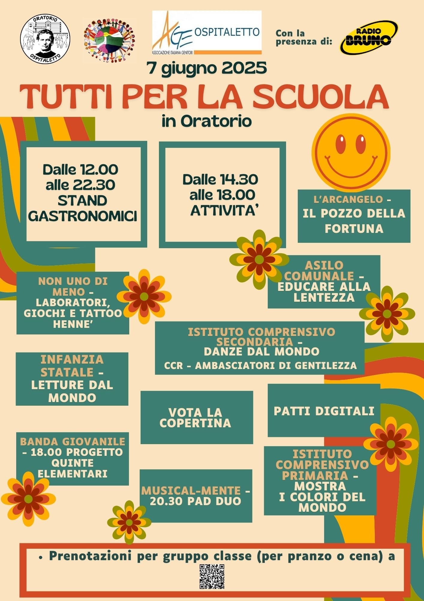 Sabato 7 giugno: Tutti per la scuola a Ospitaletto!
