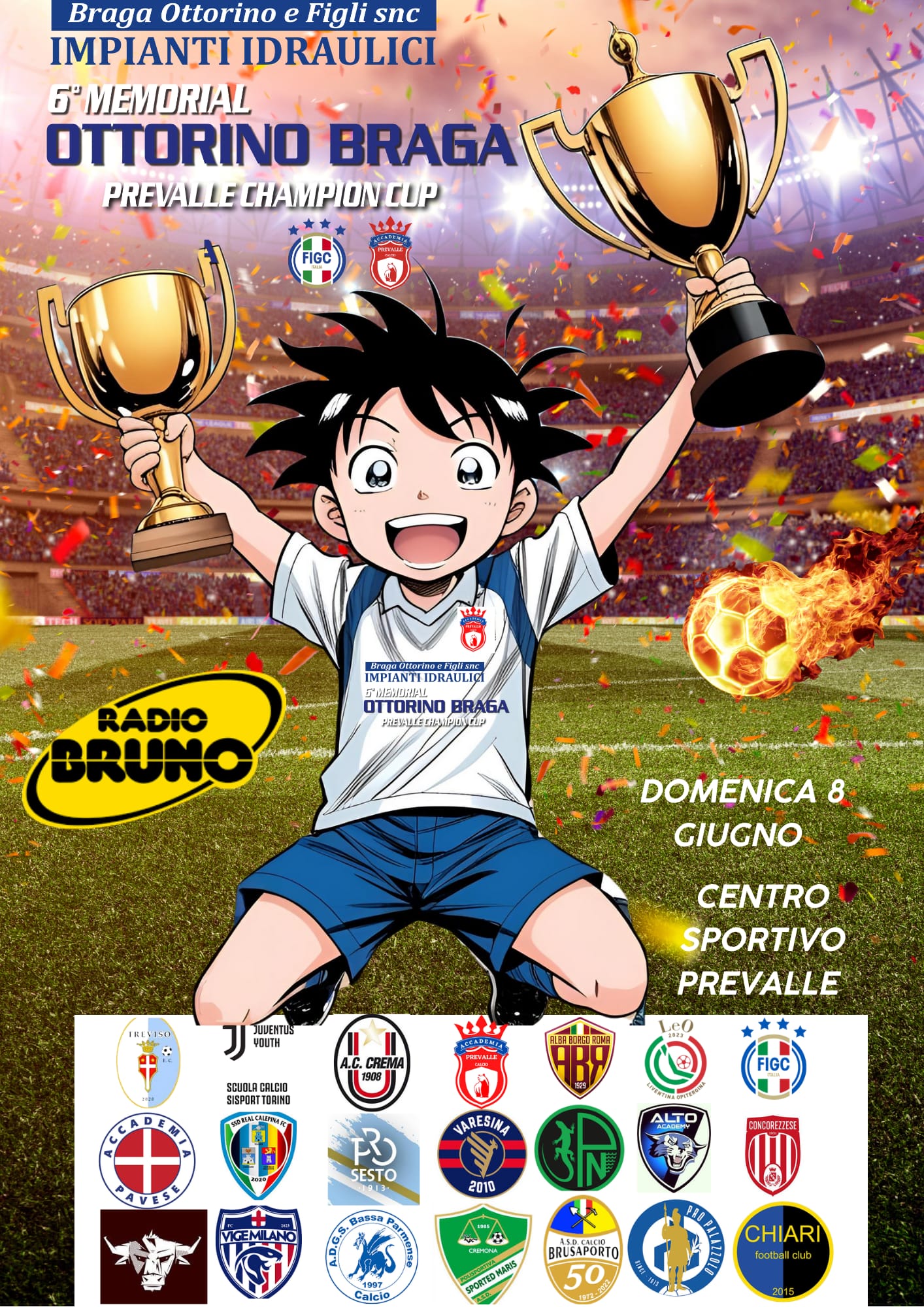 Domenica 8 giugno: Prevalle Champion Cup!