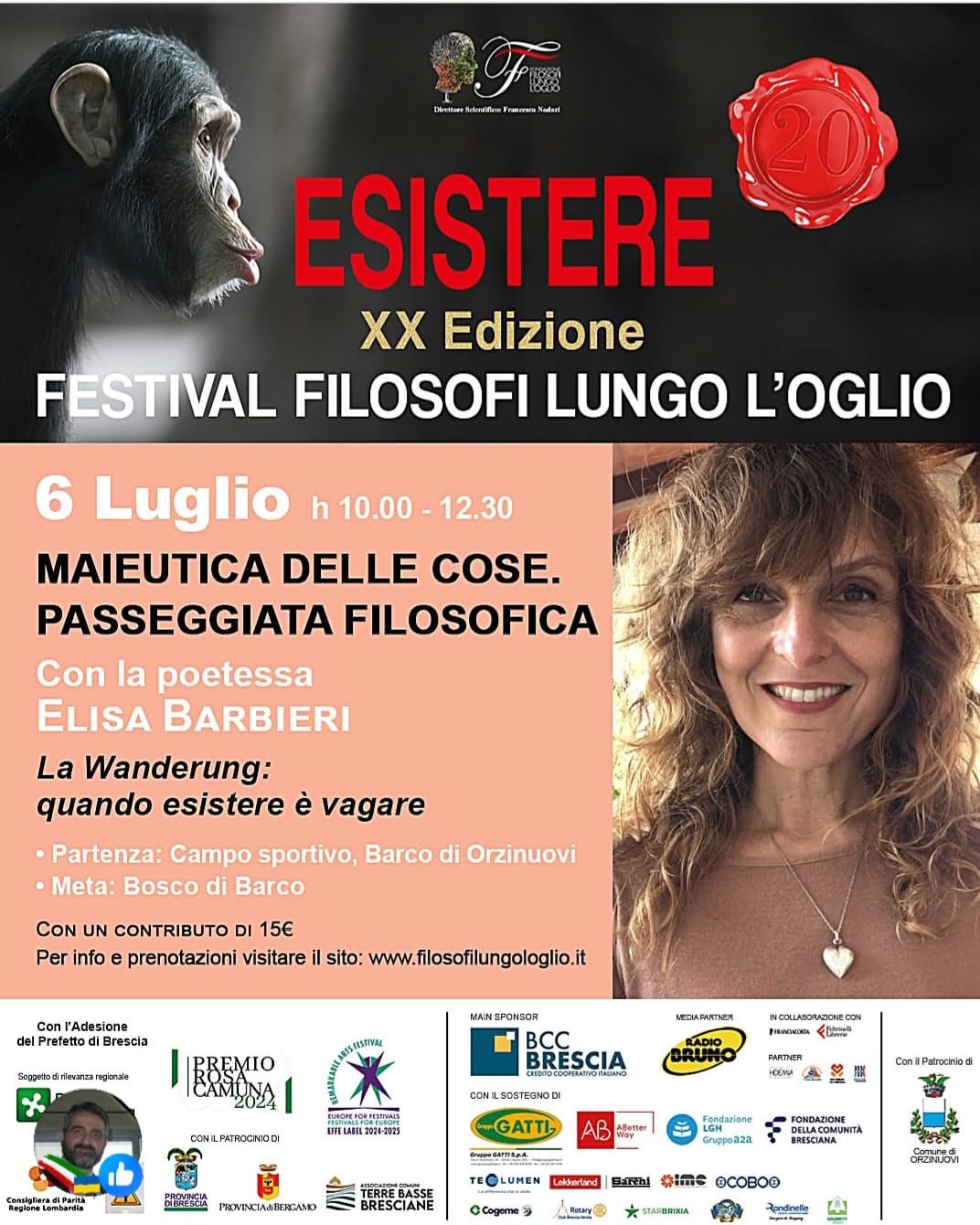 Il 6 luglio appuntamento a Orzinuovi  con la poetessa Elisa Barbieri