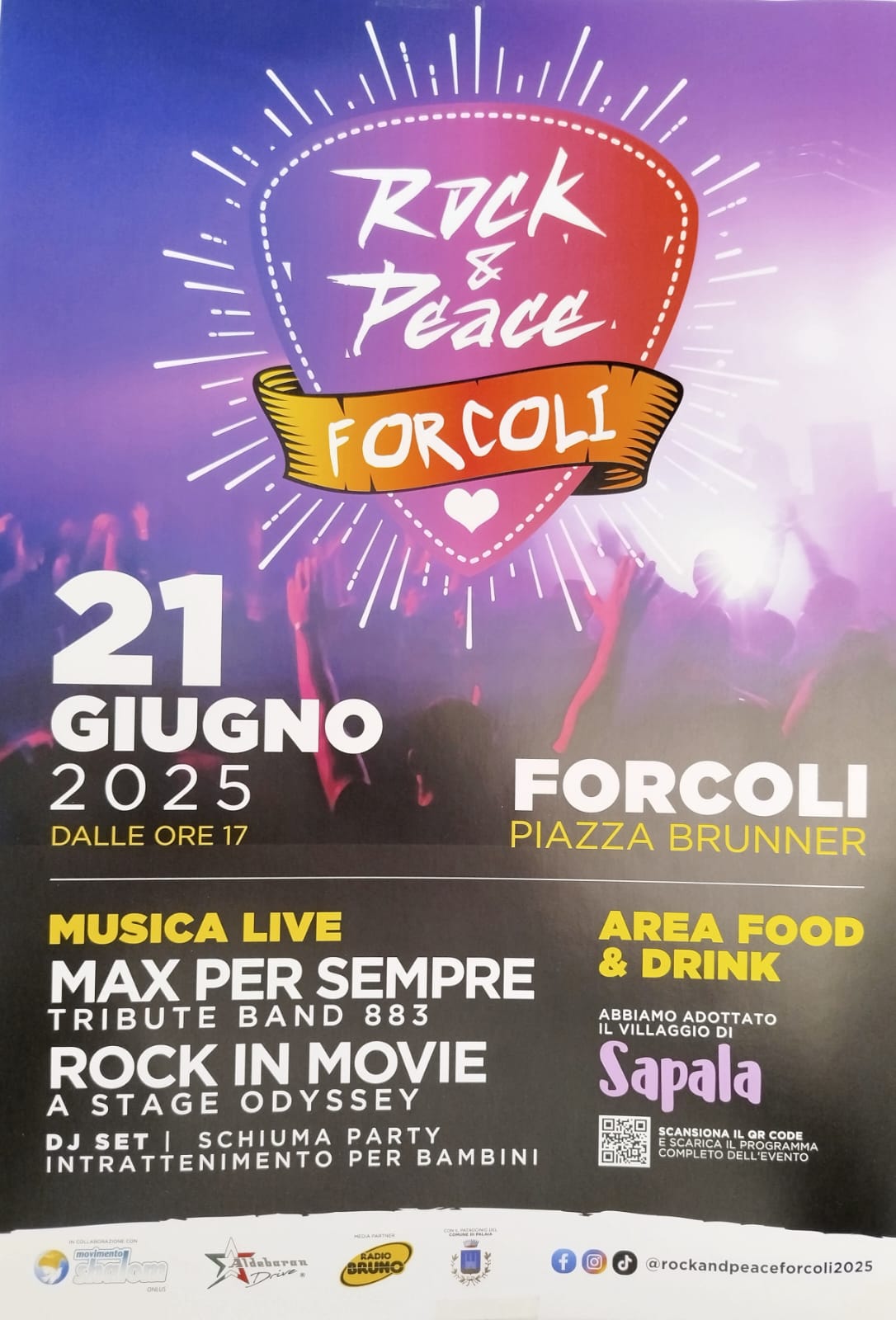 Rock & Peace a Forcoli 2025