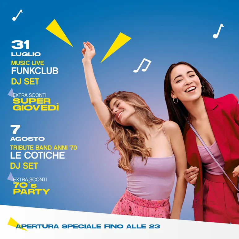 Estate a Castelguelfo The Style Outlets con Radio Bruno