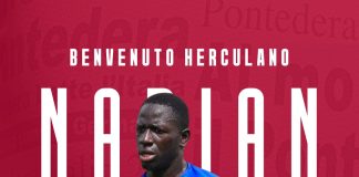 Colpo in attacco per il Pontedera: arriva in prestito Herculano Nabian dall’Empoli