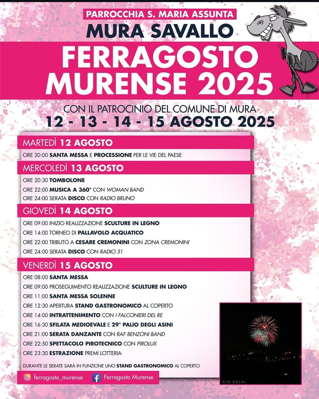 Radio Bruno al Ferragosto Murense – Appuntamento al 13 Agosto 2025!