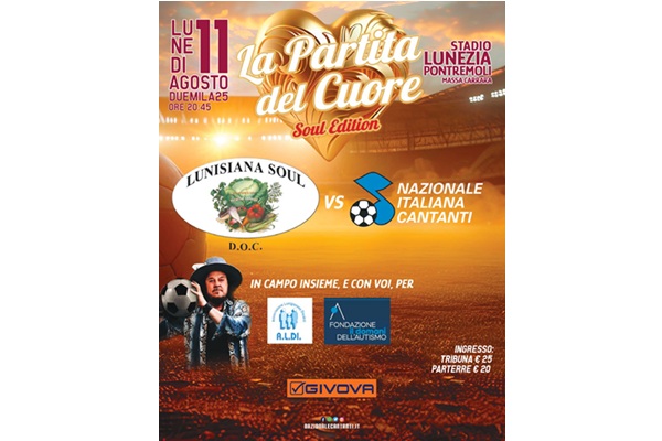 Partita del cuore Stadio Lunezia