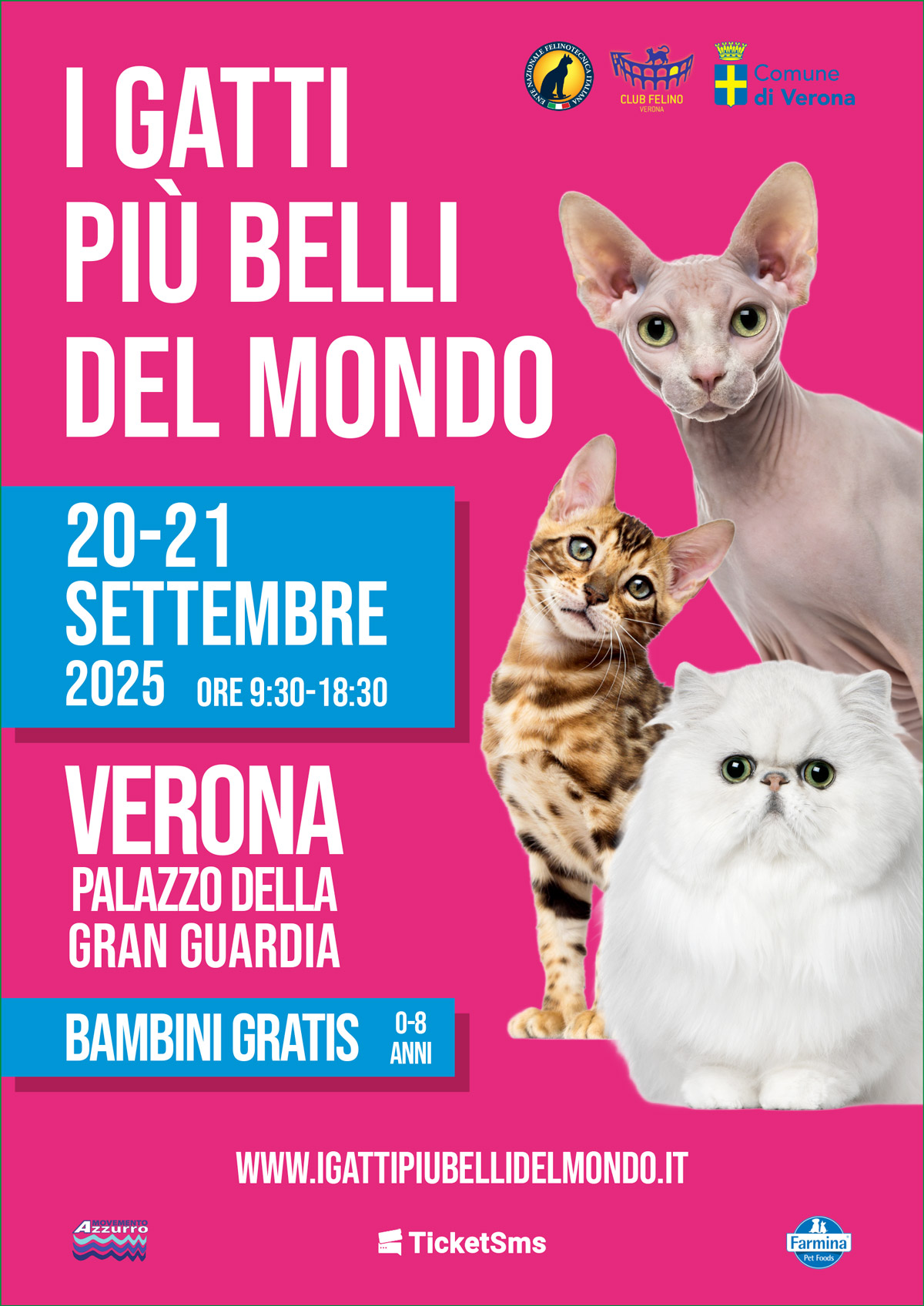 Il 20 e 21 settembre tornano ‘I gatti più belli del mondo’