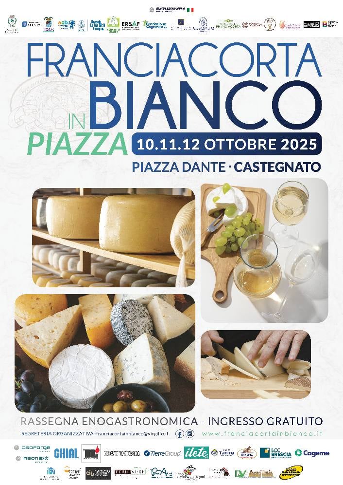 Dal 10 al 12 ottobre, a Castegnato (BS) torna Franciacorta in Bianco!