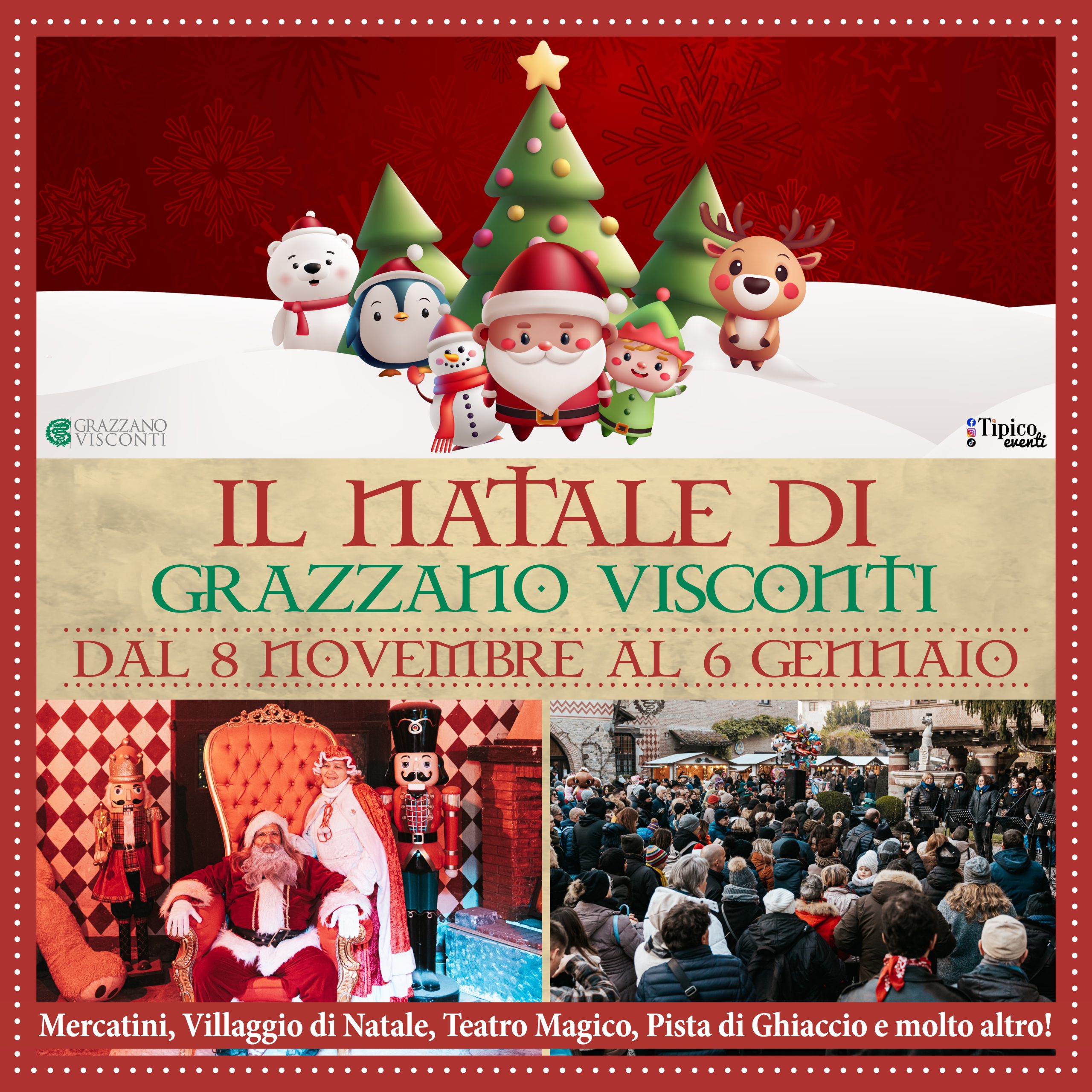 Il Natale di Grazzano Visconti scalda il cuore