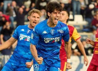 SERIE B – 12a Giornata | Questa volta l’Empoli ci mette il cuore: battuto il Catanzaro in dieci contro undici per un’ora!