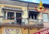 Incendio in un appartamento: ustionato 93enne trasportato in ospedale