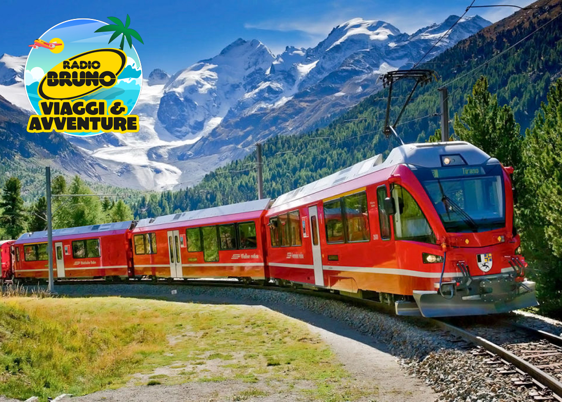 Con Radio Bruno tra lago e grandi Alpi: il Trenino Rosso del Bernina