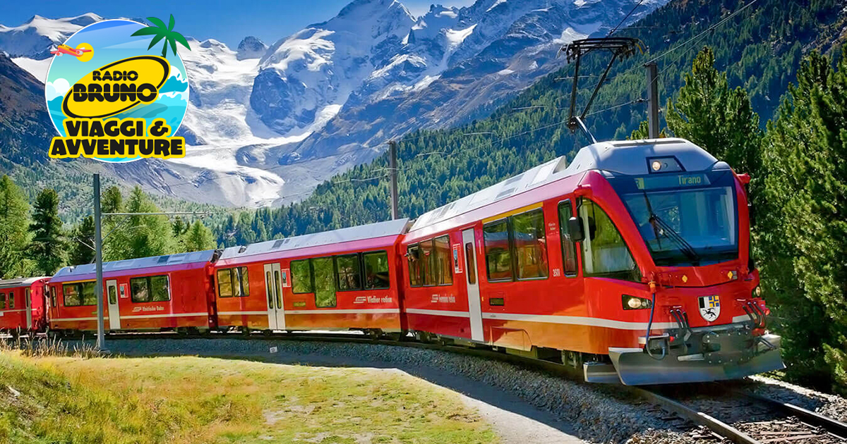 Con Radio Bruno tra lago e grandi Alpi: il Trenino Rosso del Bernina