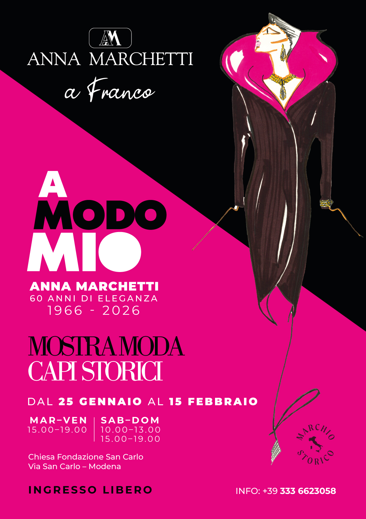 A modo mio - Anna Marchetti 60 anni di eleganza 1966-2026