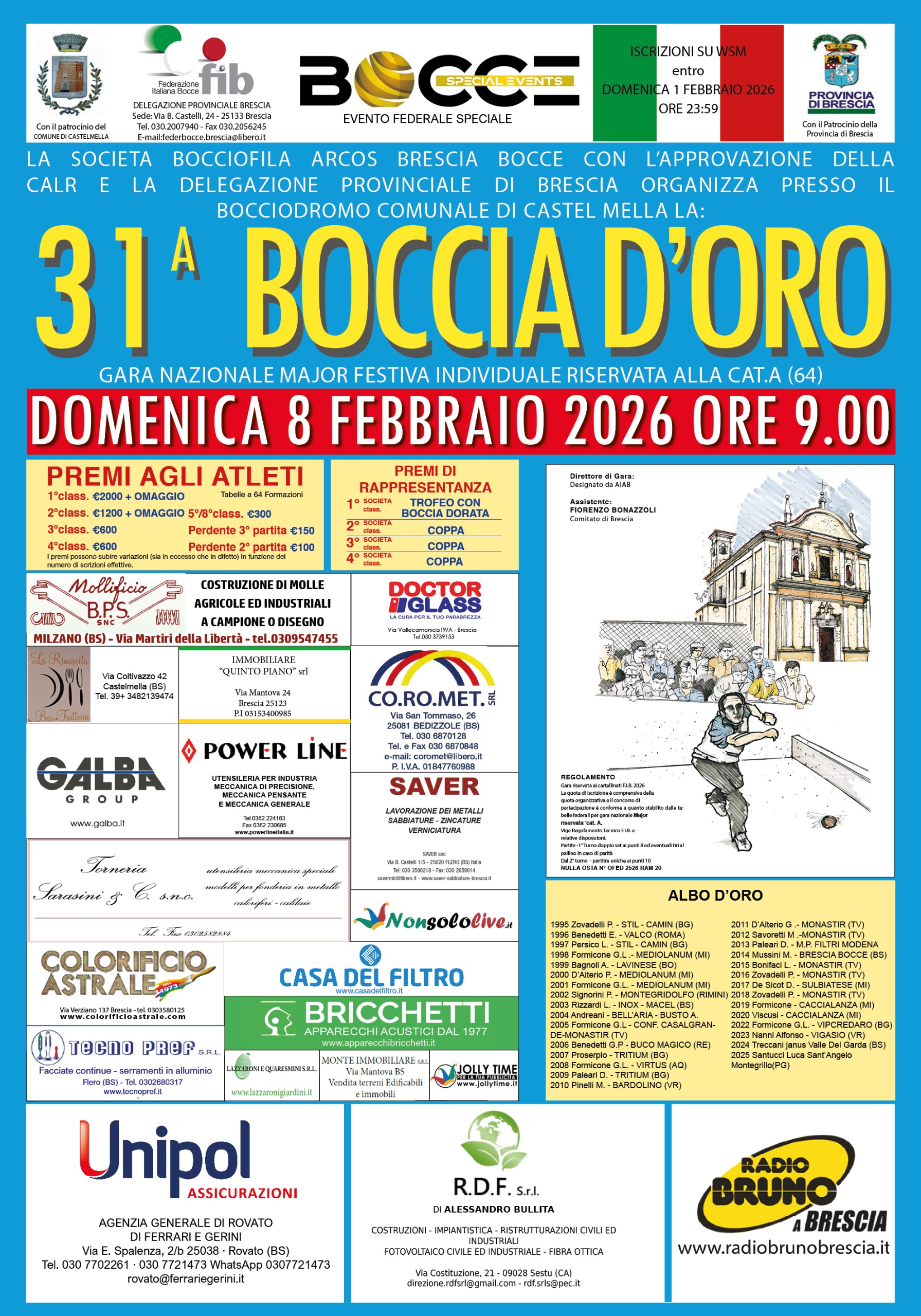 31ª BOCCIA D’ORO