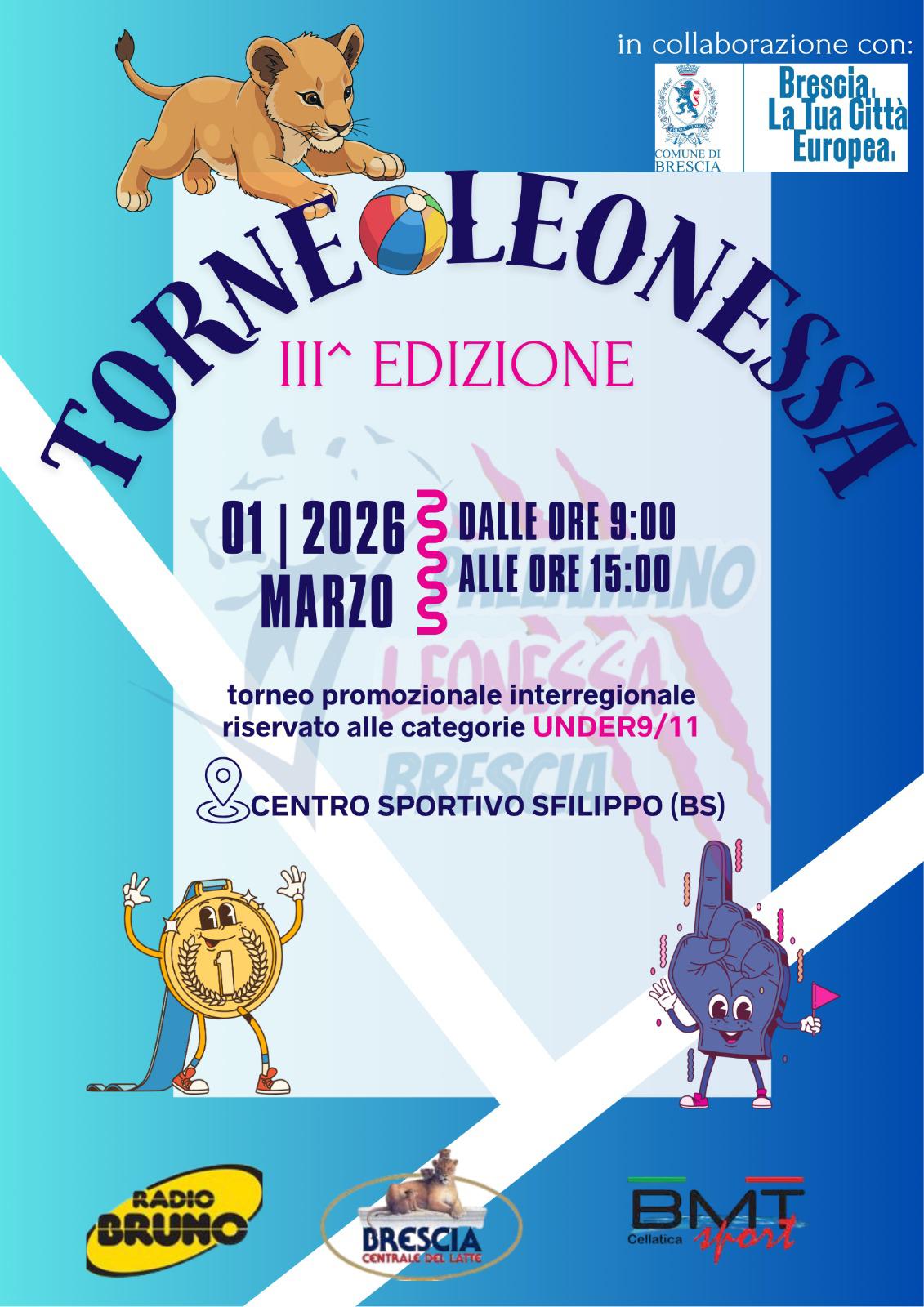 ‍♂️ Torna il Torneo Leonessa – III Edizione!