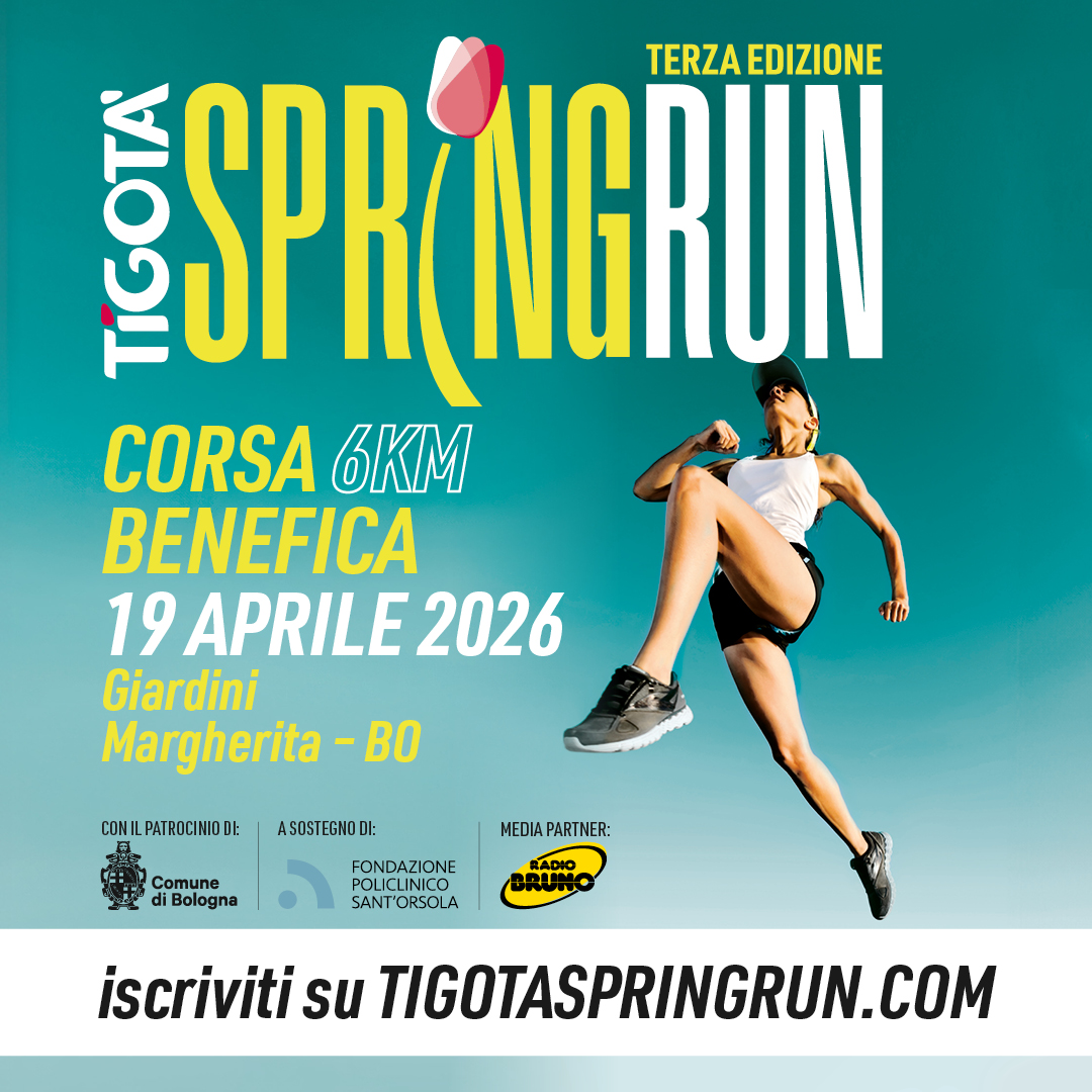 Tigotà Spring Run, torna la corsa benefica nel cuore di Bologna