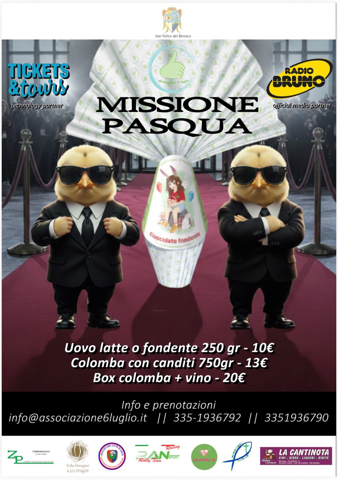 ✨ Missione Pasqua con l’Associazione 6 Luglio! ✨