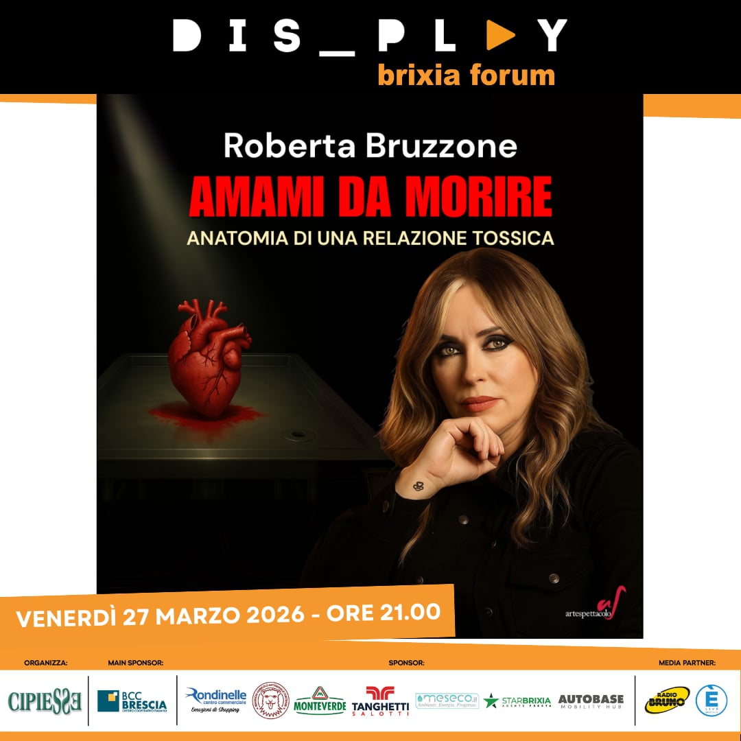 Il 27 marzo arriva a teatro Roberta Bruzzone con “Amami da Morire – Anatomia di una relazione tossica”