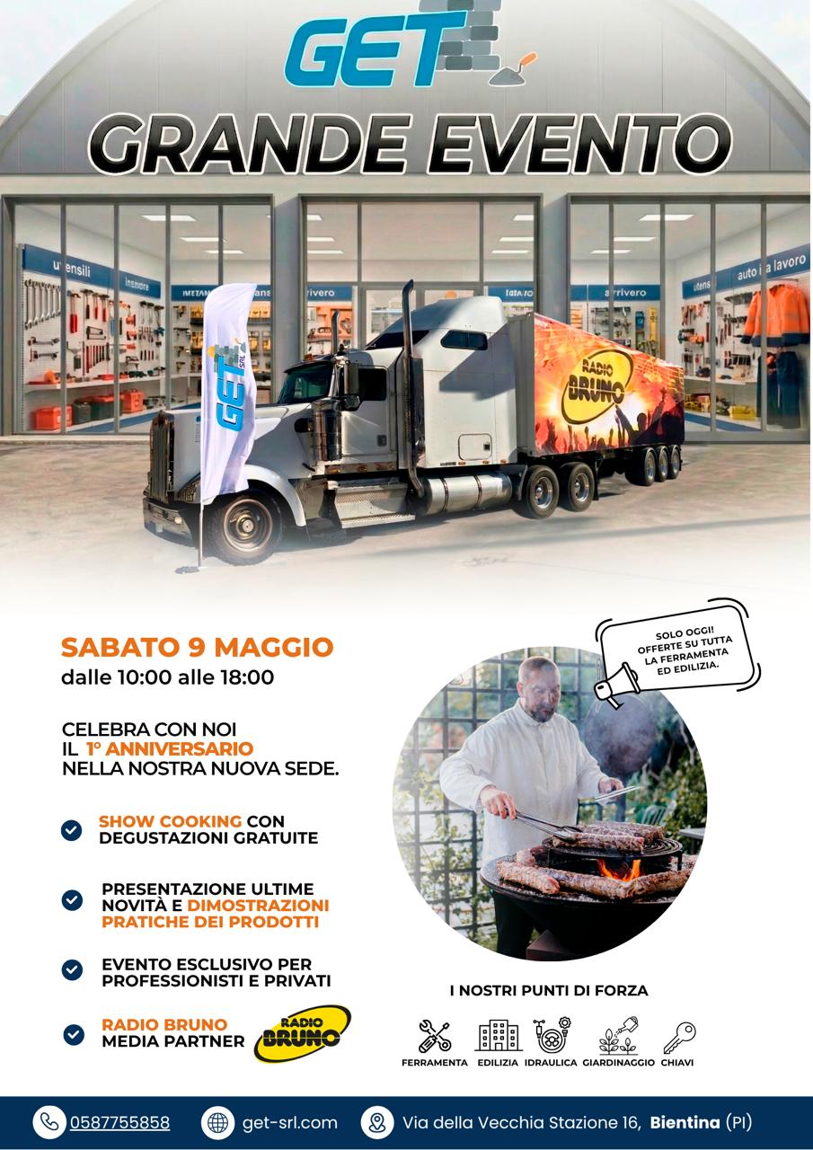 Un anno di Get a Bientina nella nuova sede con Radio Bruno