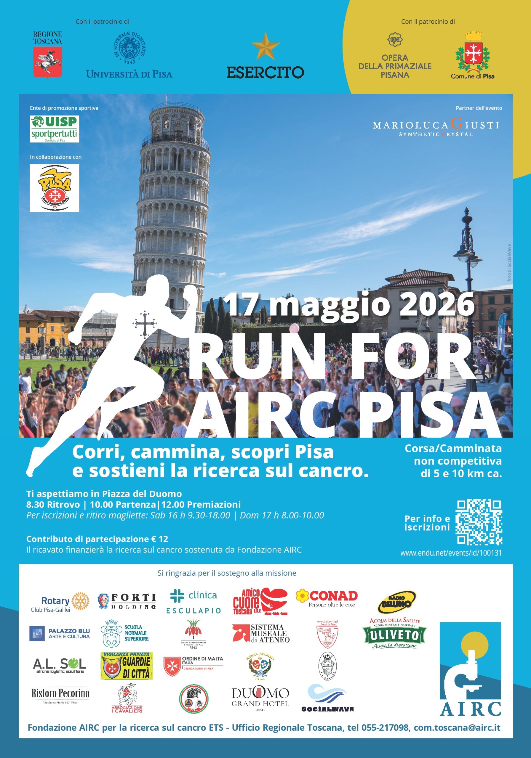 Run for Airc-Pisa con Radio Bruno