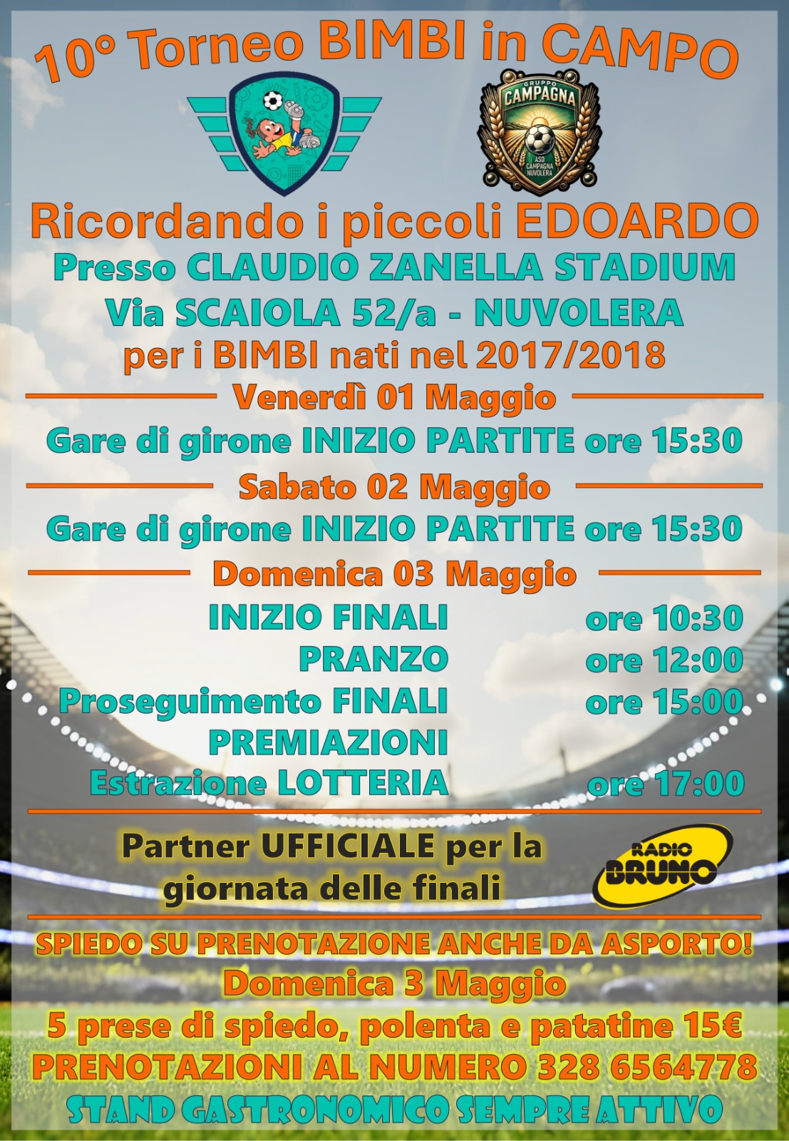 ⚽ 10° TORNEO “BIMBI IN CAMPO” ⚽