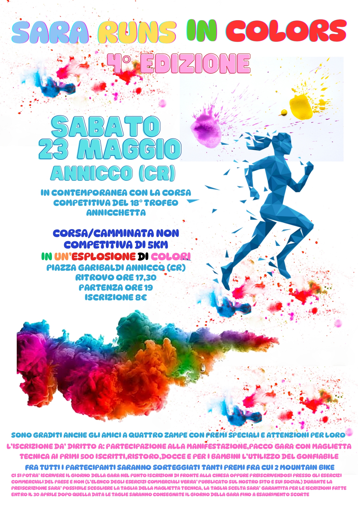 ‍♀️ Torna il Trofeo Annicchetta – “La corsa di Sara”
