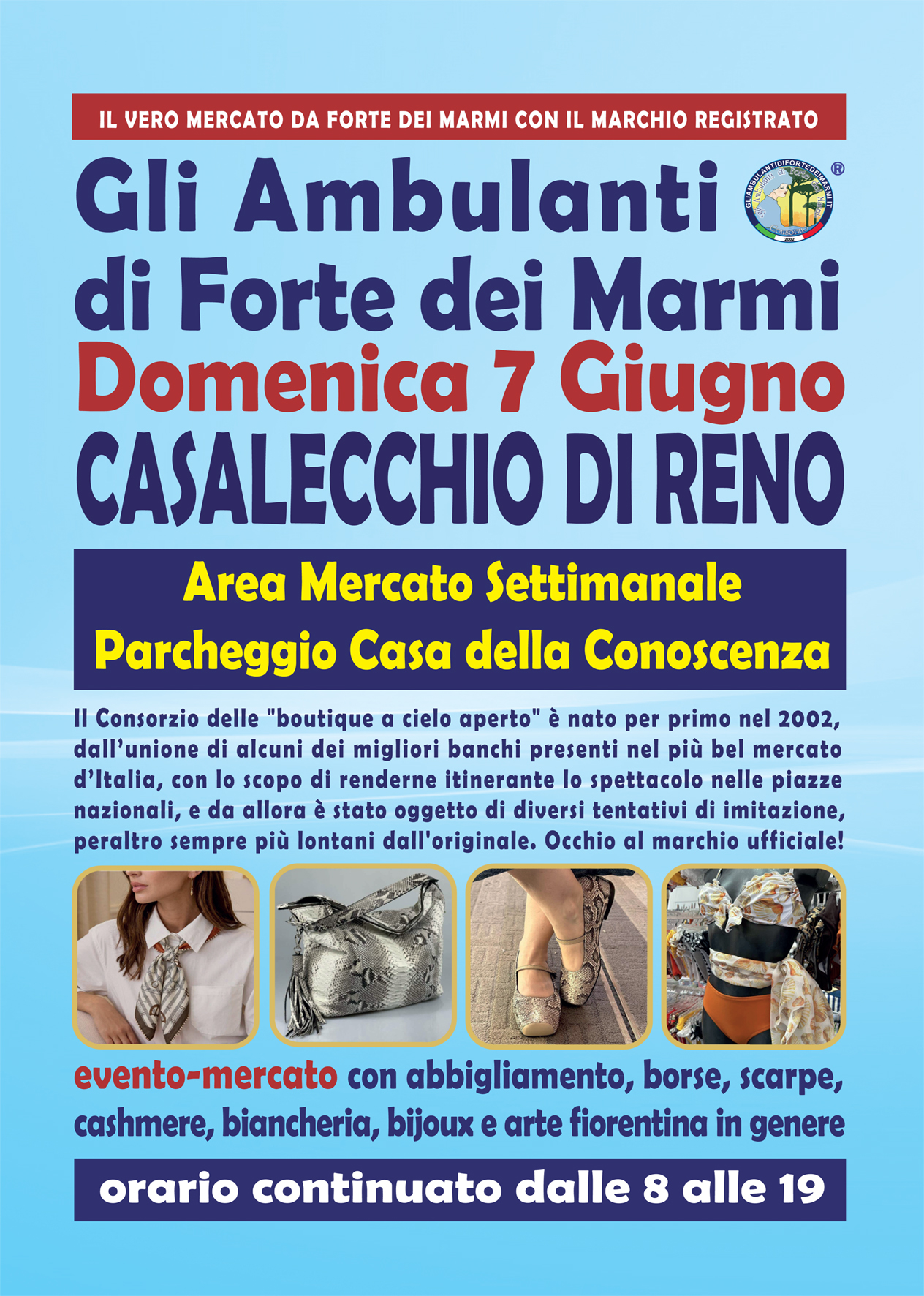 Gli Ambulanti di Forte dei Marmi® a Casalecchio di Reno (BO)