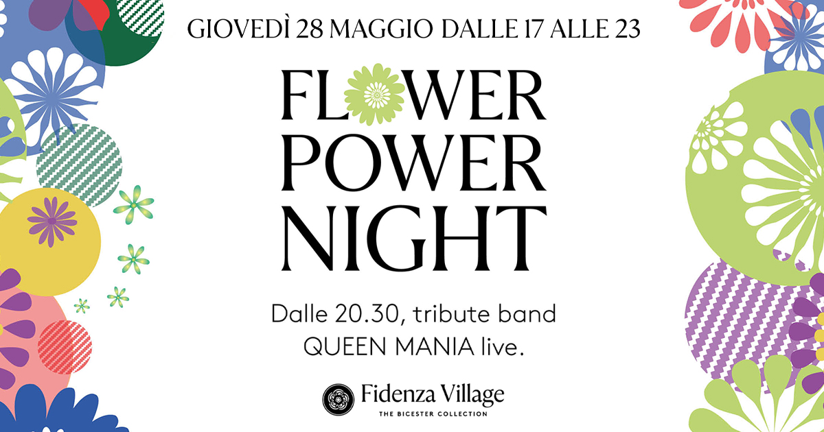 Flower Power Night a Fidenza Village