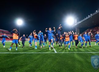 SERIE B – 38a Giornata | All’ultimo respiro Shpendi segna il gol-salvezza: gli azzurri pareggiano 2-2 a Monza. Ma è decisivo il pareggio imposto dalla Juve Stabia al Sudtirol.