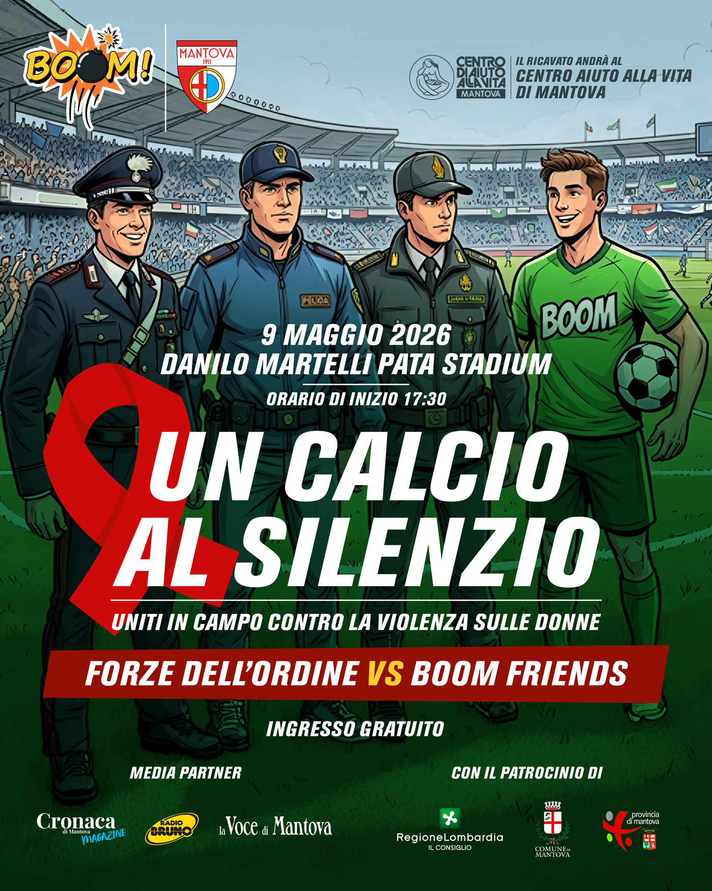 Un calcio al silenzio
