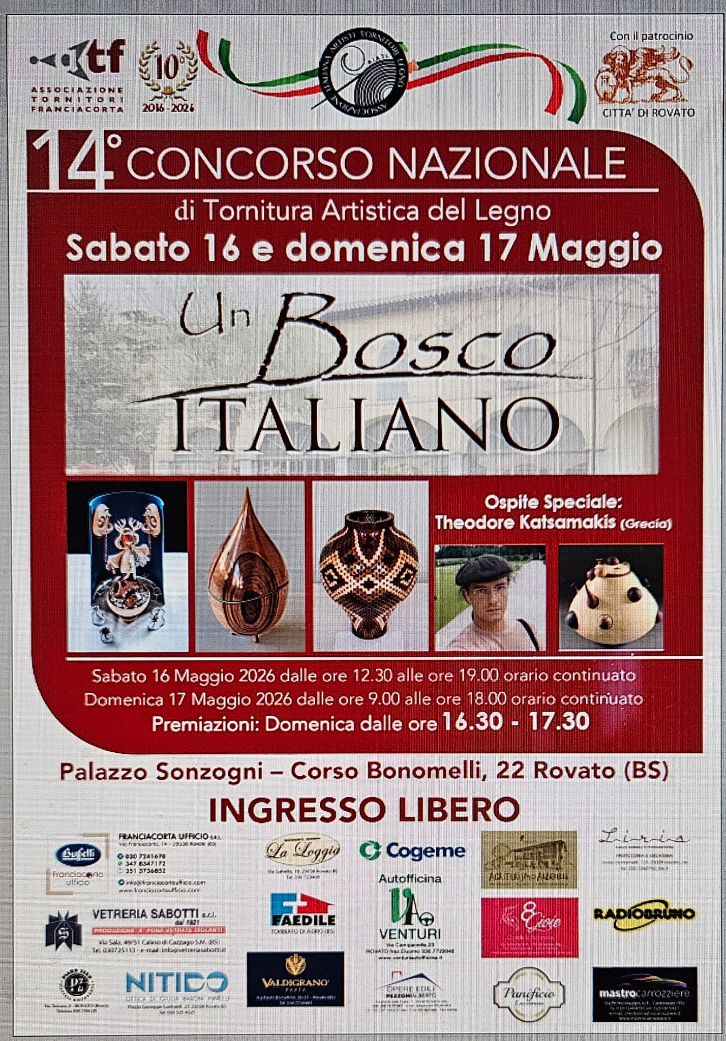 Un Bosco Italiano – 14° Concorso Nazionale di Tornitura Artistica del Legno