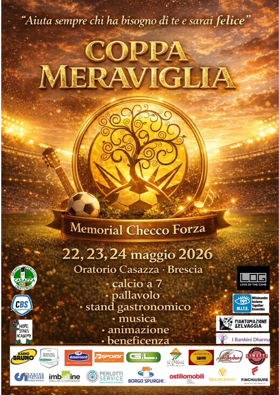 ⚽ COPPA MERAVIGLIA – Memorial Checco Forza