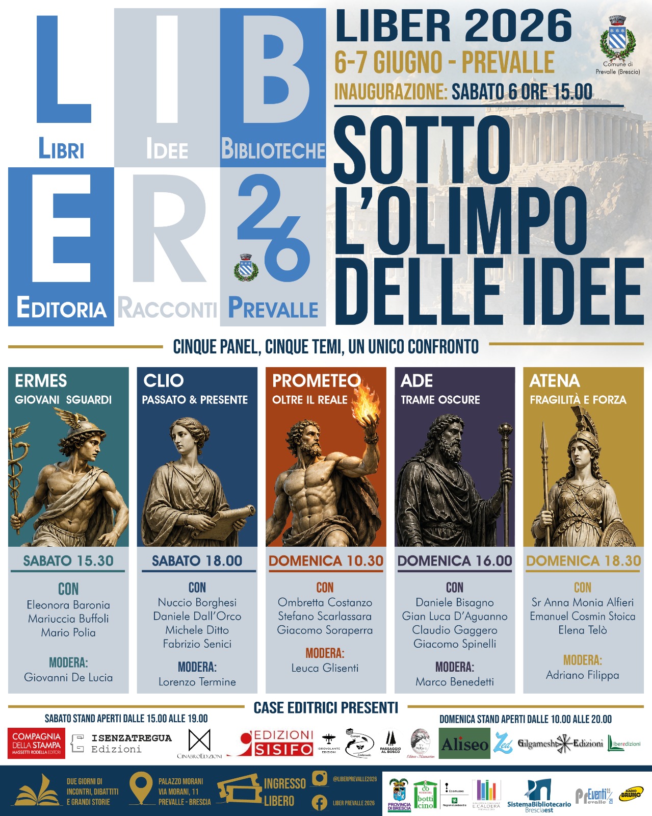 Il 6 e 7 giugno Prevalle si trasforma in un luogo di cultura, mito, attualità e immaginazione