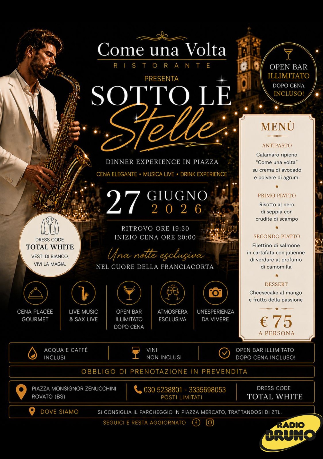 ✨ SOTTO LE STELLE ✨ Una notte esclusiva nel cuore della Franciacorta firmata Ristorante Come una Volta