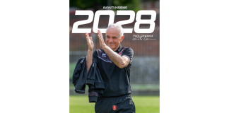 Mister Paolo Indiani resta alla guida del Grosseto per il campionato di Serie C 2026/2027