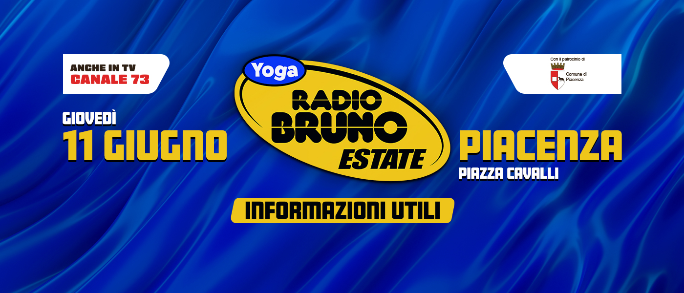 Yoga Radio Bruno Estate 2026 – Piacenza: tutte le informazio