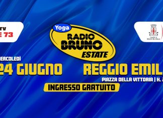 Yoga Radio Bruno Estate a Reggio Emilia! Scopri il cast del 24 giugno