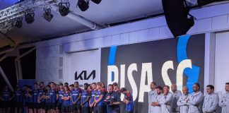 La presentazione del Pisa a Courmayer