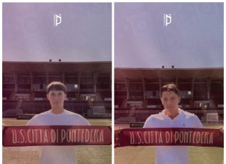 I Del Piero sbarcano a Pontedera
