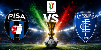 Coppa Italia, Pisa-Empoli 1-1: il derby toscano si decide ai calci di rigore