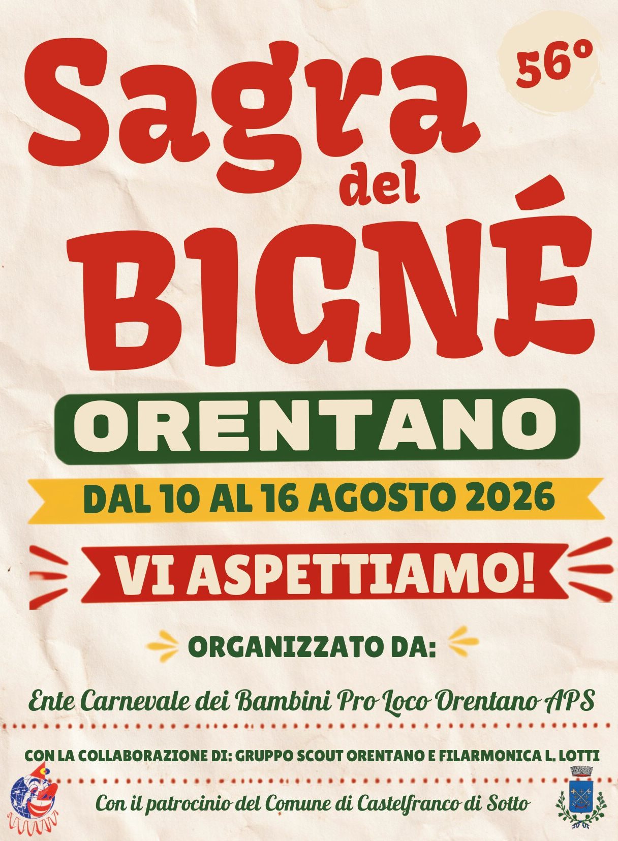 FESTA DEL BIGNE' ORENTANO con Radio Bruno