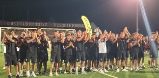 Pontedera, la festa per la presentazione della prima squadra