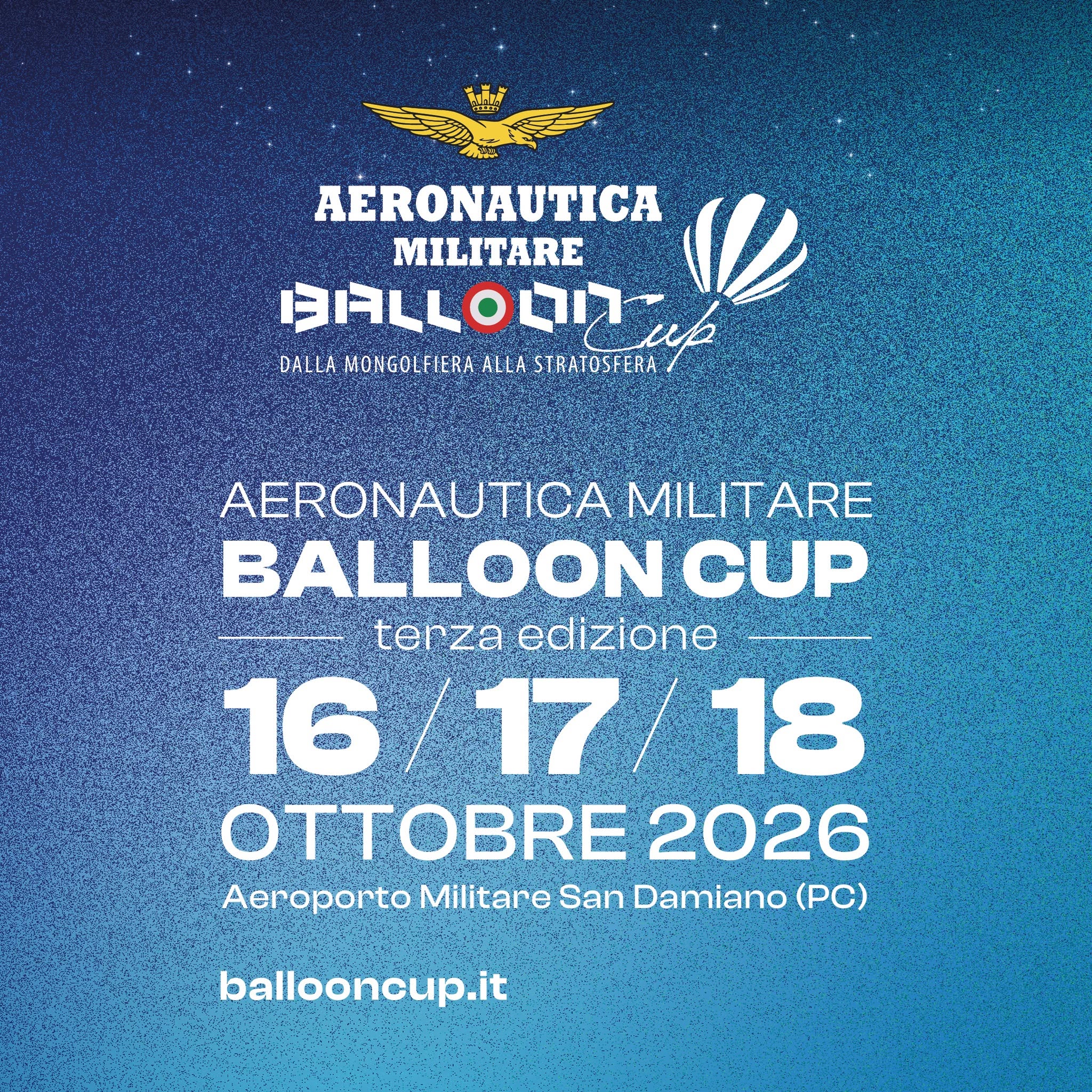 Aeronautica Militare Balloon Cup 2026: dalla mongolfiera alla stratosfera