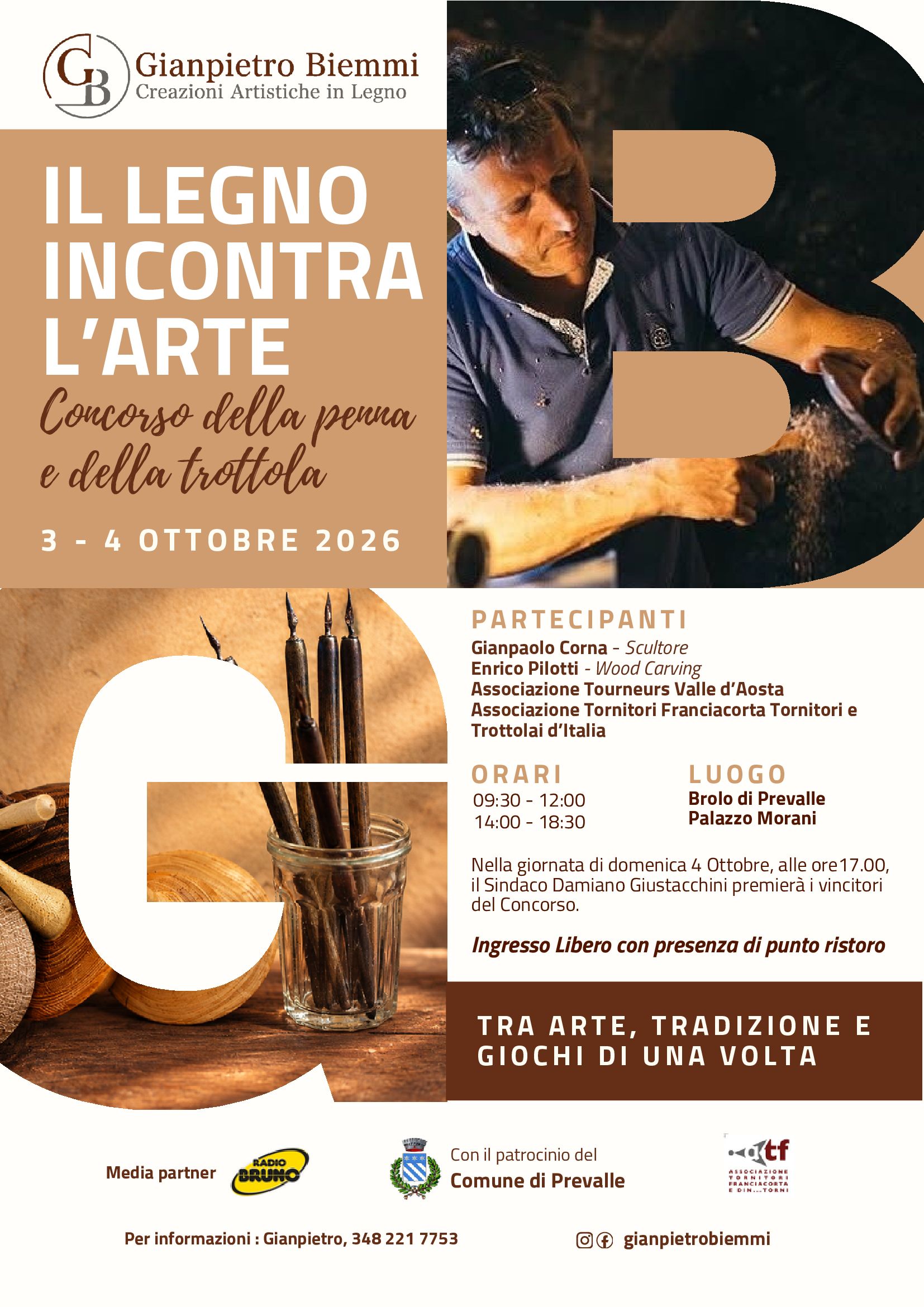 Il legno incontra l’arte: a Prevalle il legno diventa protagonista