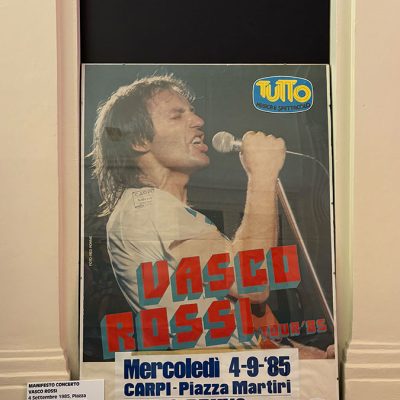 Manifesto concerto Vasco Rossi 1985