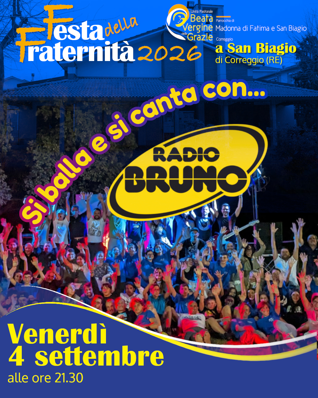 Festa della Fraternità 2026 a San Biagio di Correggio